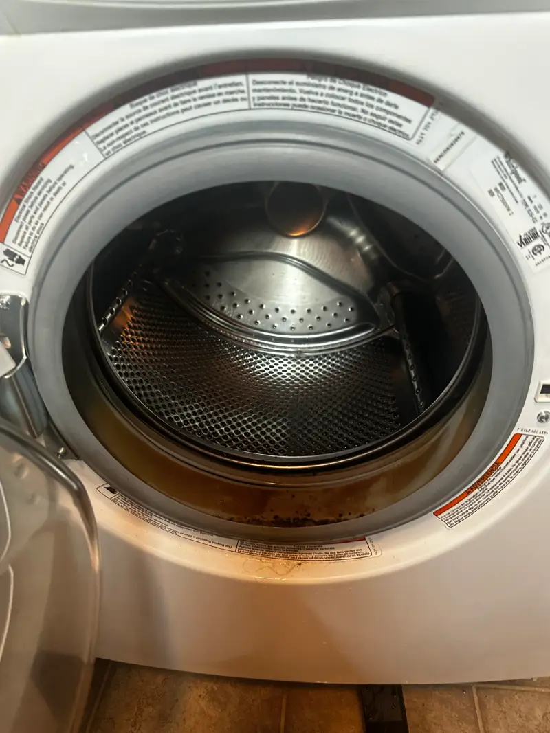 Barton Appliance Technician Fixing Dryer In North Vancouver