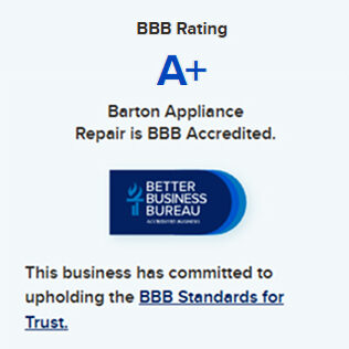 Barton Appliance Repair BBB accredited business